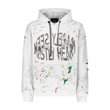 "DISTRESSED PAINTED" HOODIE - Mostly Heard Rarely Seen