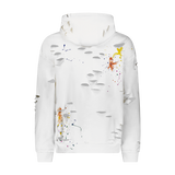 "DISTRESSED PAINTED" HOODIE - Mostly Heard Rarely Seen