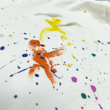 "DISTRESSED PAINTED" HOODIE - Mostly Heard Rarely Seen