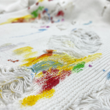"DISTRESSED SPLATTER PAINT" SWEATER - Mostly Heard Rarely Seen