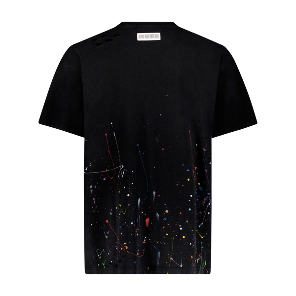 "INVISIBLE MAN SPLATTER PAINT" TEE - Mostly Heard Rarely Seen