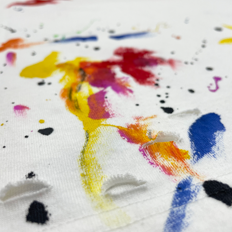 "INVADORS SPLATTER PAINT" TEE - Mostly Heard Rarely Seen