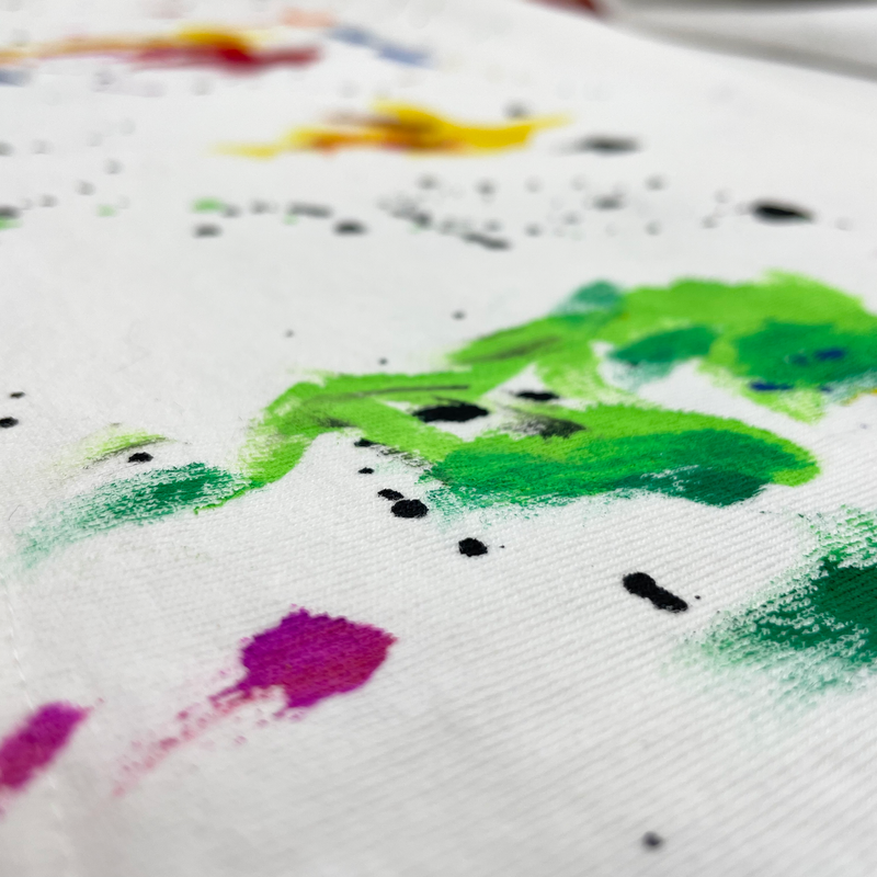 "INVADORS SPLATTER PAINT" TEE - Mostly Heard Rarely Seen
