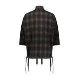 "MIXED PLAID KIMONO" SHACKET - Mostly Heard Rarely Seen