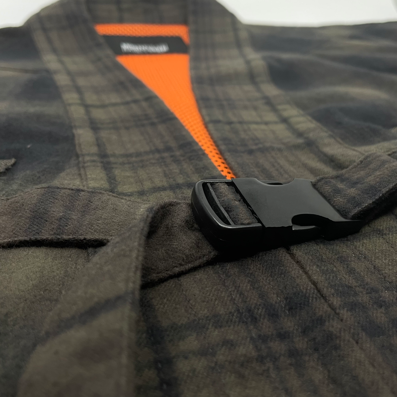 "MIXED PLAID KIMONO" SHACKET - Mostly Heard Rarely Seen
