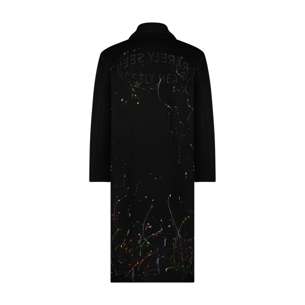 "SPLATTER PAINT" OVERCOAT - Mostly Heard Rarely Seen