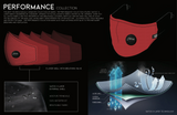 PERFORMANCE SERIES RED MHRS MASK - Mostly Heard Rarely Seen