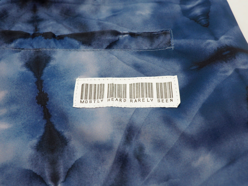 KALEIDOSCOPE ZIPPED DOWN JOGGER BLUE TIE DYE/WHITE - Mostly Heard Rarely Seen