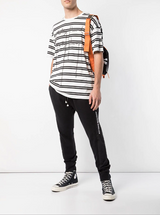 ASYMMETRICAL SEAM TRACK TROUSERS - Mostly Heard Rarely Seen