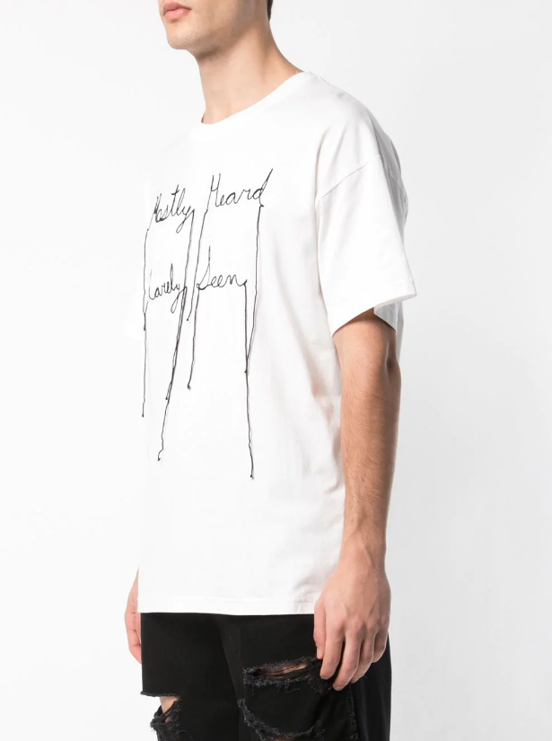 YARN SKETCH BRANDED T-SHIRT - Mostly Heard Rarely Seen