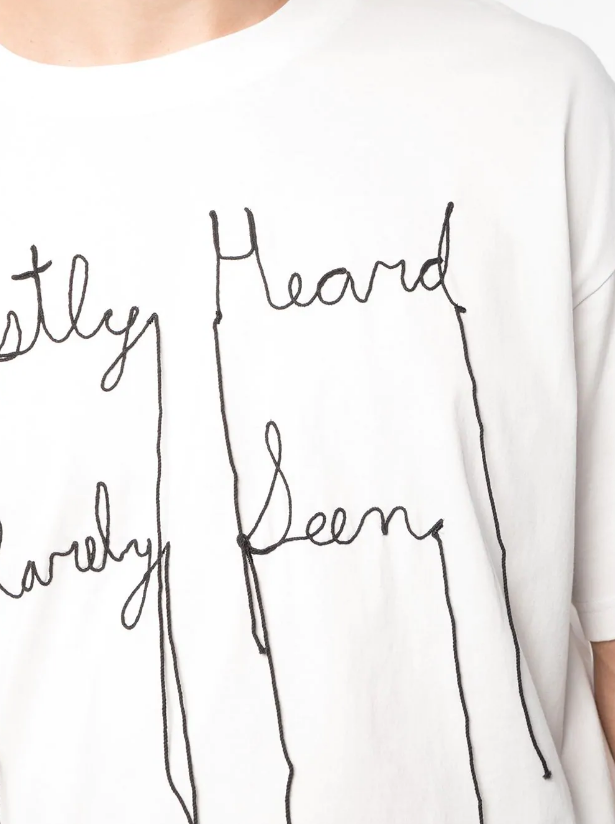 YARN SKETCH BRANDED T-SHIRT - Mostly Heard Rarely Seen