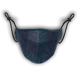 BLACK/GREEN PLAID MHRS FACE MASK - Mostly Heard Rarely Seen