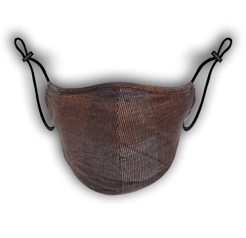 EARTH-TONE BROWN MHRS FACE MASK - Mostly Heard Rarely Seen