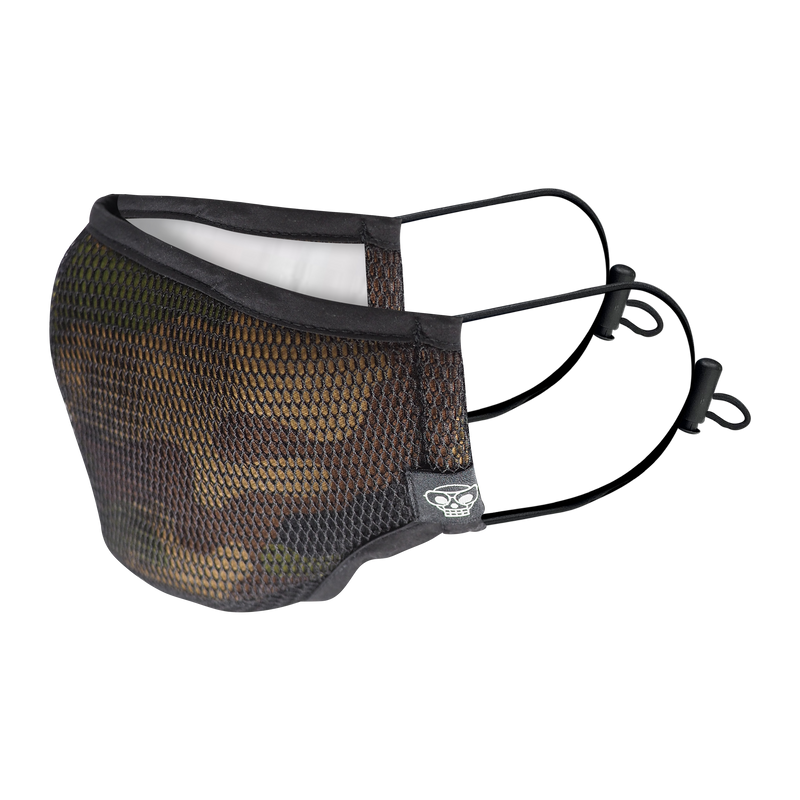 CAMO MESH MHRS FACE MASK - Mostly Heard Rarely Seen