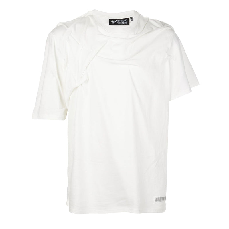 CRINKLED TEE OFF WHITE - Mostly Heard Rarely Seen