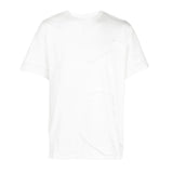 CUT ME UP DROP SHOULDER T-SHIRT WHITE - Mostly Heard Rarely Seen