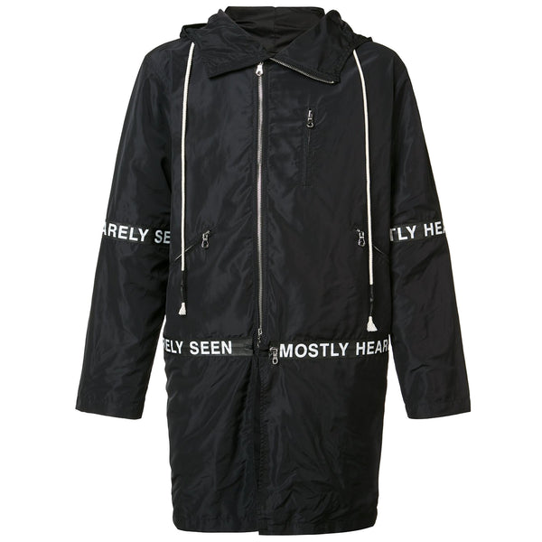 DETACHED HOODIE - BLACK - Mostly Heard Rarely Seen