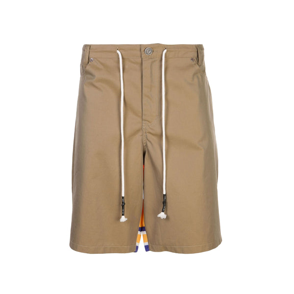 FANATIC SHORTS KHAKI/YELLOW - Mostly Heard Rarely Seen