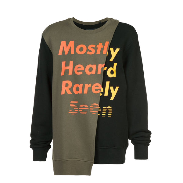 FOUR SLEEVES CREW NECK ARMY GREEN - Mostly Heard Rarely Seen