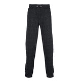 FRAYED JOGGERS HEATHER BLACK - Mostly Heard Rarely Seen