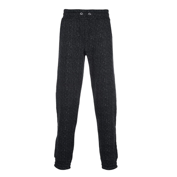 FRAYED JOGGERS HEATHER BLACK - Mostly Heard Rarely Seen