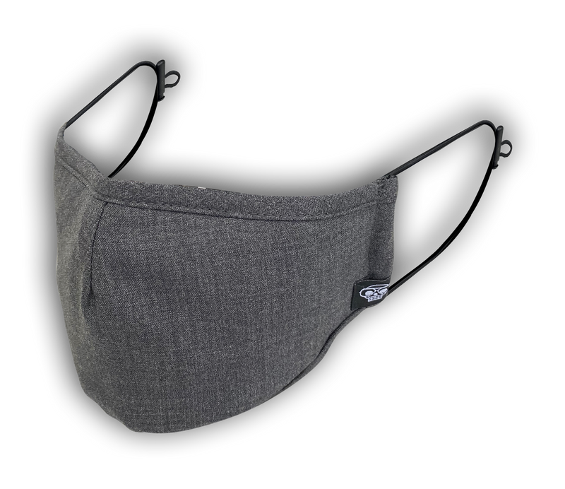 BLUE GREY SUIT MHRS MASK - Mostly Heard Rarely Seen