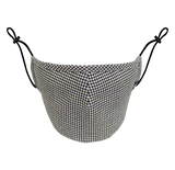 MINI GINGHAM MHRS MASK - Mostly Heard Rarely Seen