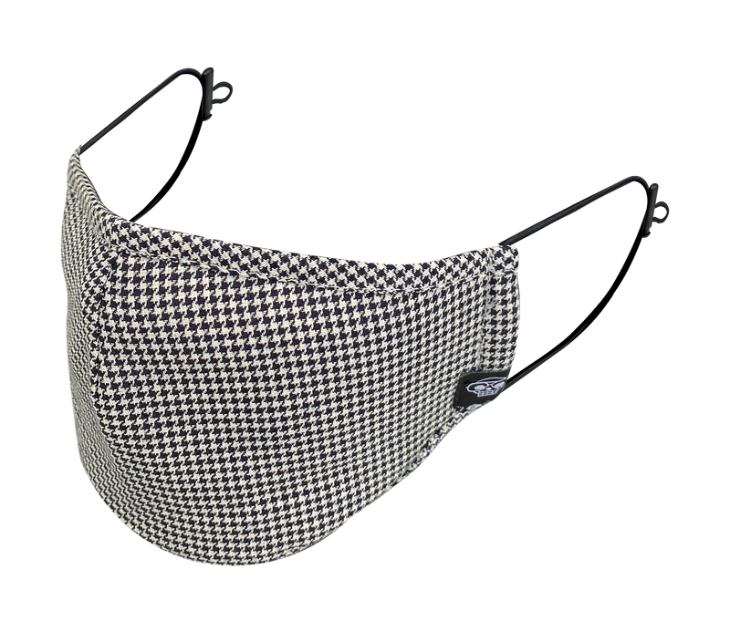 MINI GINGHAM MHRS MASK - Mostly Heard Rarely Seen
