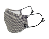 MINI GINGHAM MHRS MASK - Mostly Heard Rarely Seen