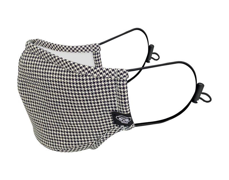 MINI GINGHAM MHRS MASK - Mostly Heard Rarely Seen
