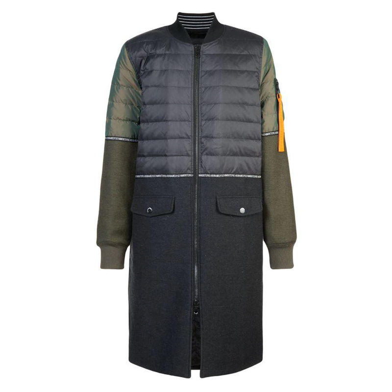 HYBRID MA-1 LONG COAT BLACK - Mostly Heard Rarely Seen