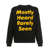 HYBRID NYLON QUILTED BACK CREWNECK - Mostly Heard Rarely Seen