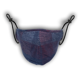 RED/NAVY PLAID MHRS FACE MASK - Mostly Heard Rarely Seen