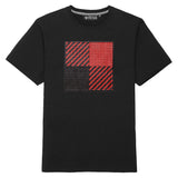 RED PLAID LEGO TEE (BLACK) - Mostly Heard Rarely Seen