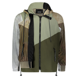 EVERY WHICH WAY TRACK JACKET OLIVE GREEN/KHAKI MULTI - Mostly Heard Rarely Seen
