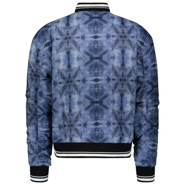 KALEIDOSCOPE BOMBER BLUE TIE DYE - Mostly Heard Rarely Seen