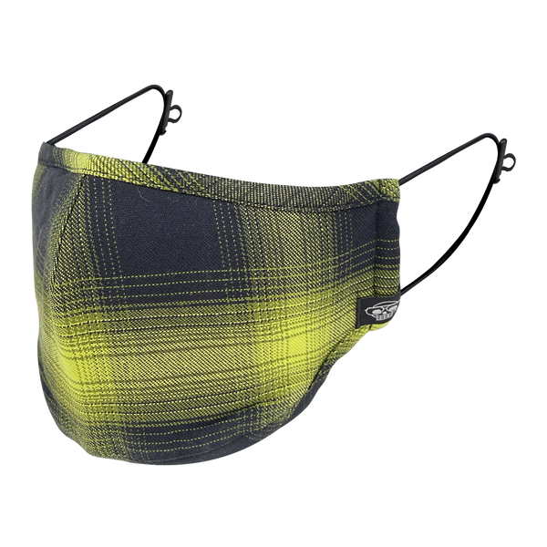 TENNIS BALL PLAID MHRS MASK - Mostly Heard Rarely Seen