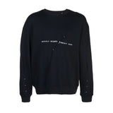 NIP AND TUCK CREW NECK BLACK - Mostly Heard Rarely Seen