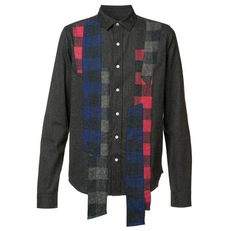 PATCHWORK FLANNEL SHIRT - Mostly Heard Rarely Seen