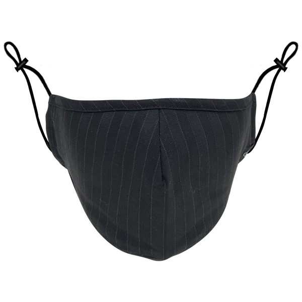 GREY PINSTRIPE MHRS MASK - Mostly Heard Rarely Seen