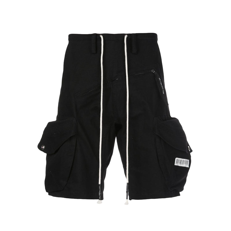 PULL OVER CARGO SHORT BLACK - Mostly Heard Rarely Seen