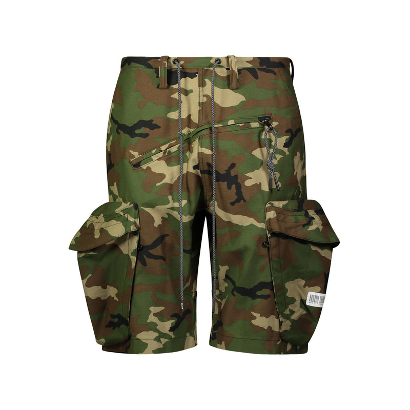 PULLOVER CARGO SHORTS CAMO - Mostly Heard Rarely Seen
