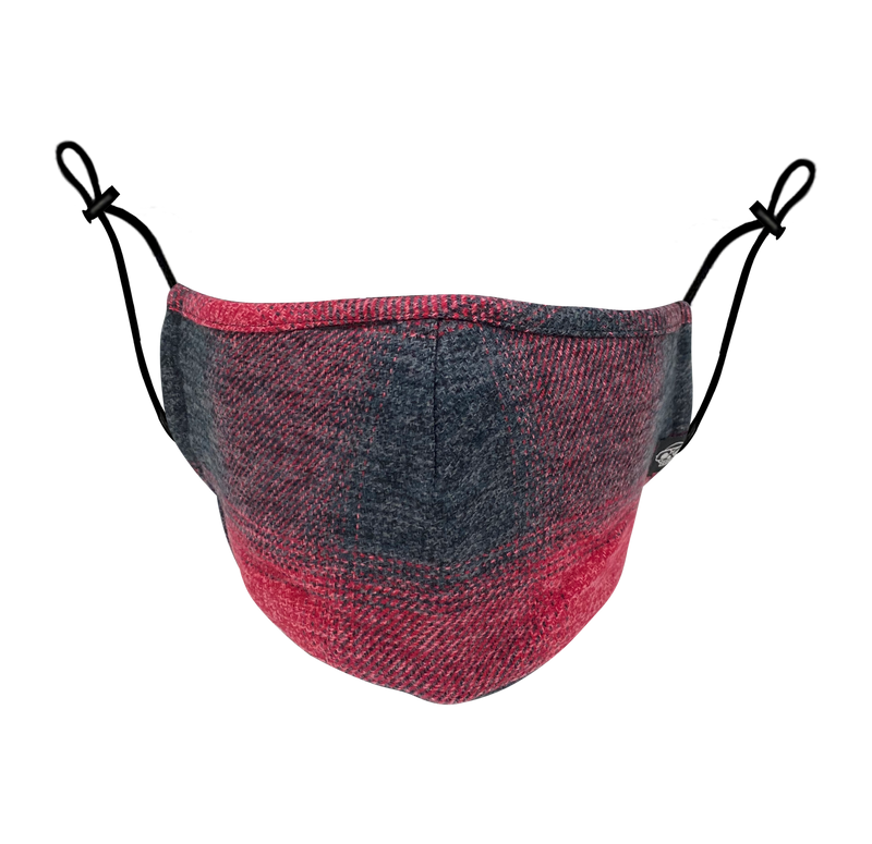 RED LUMBERJACK MHRS MASK - Mostly Heard Rarely Seen