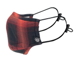 SALMON PLAID MHRS MASK - Mostly Heard Rarely Seen