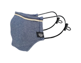 CHAMBRAY MHRS FACE MASK - Mostly Heard Rarely Seen