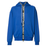 TICKER FEED HOODIE - BLUE - Mostly Heard Rarely Seen