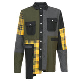 UNEVEN MIX FLANNEL SHIRT - Mostly Heard Rarely Seen