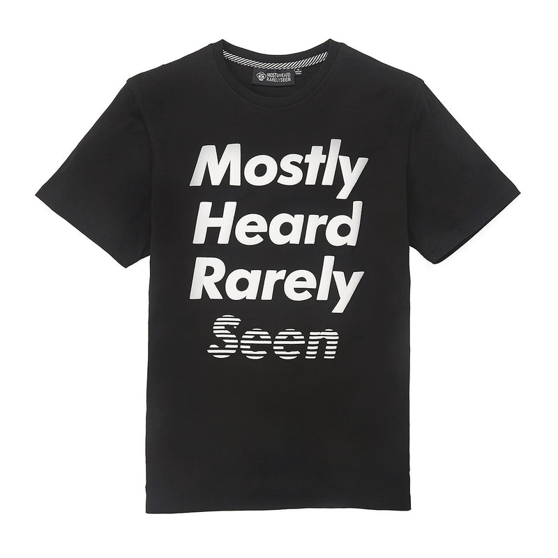 MHRS DISAPPEAR TEE (BLACK) - Mostly Heard Rarely Seen