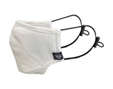 WHITE BLANK BASIC MHRS MASK - Mostly Heard Rarely Seen