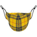 YELLOW PLAID MHRS MASK - Mostly Heard Rarely Seen